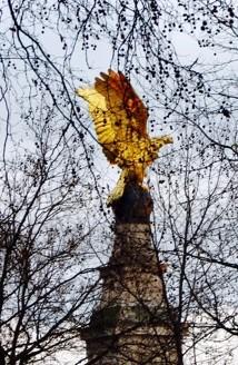 Sir Reginald Blomfield (pylon) and William Reid Dick (sculpture), Royal Air Force Memorial,  Whitehall Extension, Victoria Embankment Gardens (1923)