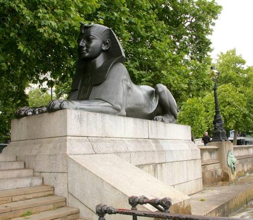 George John Vulliamy, Sphinx, Victoria Embankment (1878)