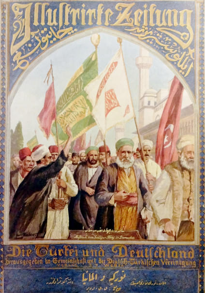 'Illustrirte Zeitung‘, Special Edition ‘Die Türkei und Deutschland’ No.3803, 18. May 1916, title illustration adapted from a painting by Georg Macco (1863-1933)