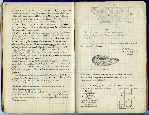 Excavation diary of Lieutenant Carl Wulzinger