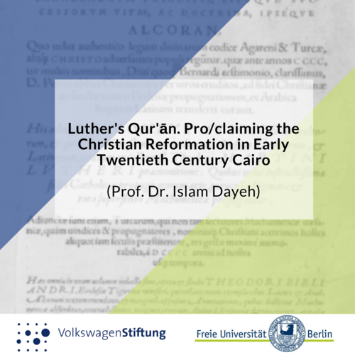 "Luther's Qur'ān"