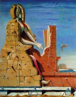 Max Ernst: Saint Cécile ou Le piano invisible, oil on canvas, 1923, Staatsgalerie Stuttgart