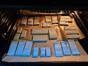 impressions being finished in the oven