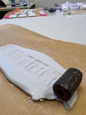freshly made impression