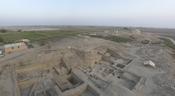 Panorama of the high mound with Trenches C-I to C-IV in the foreground and C-V and D in the background