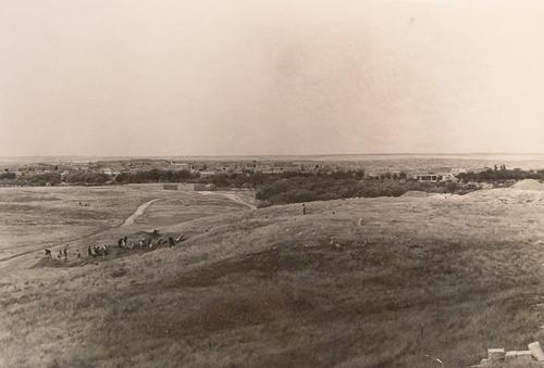 Western slope of main mound with sounding VI in 1940 (McEwan et al. 1958: pl. 13B)