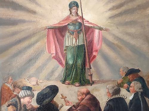 Daniel Chodowiecki: Allegorische Darstellung der Toleranz. Spätes 18. Jahrhundert.