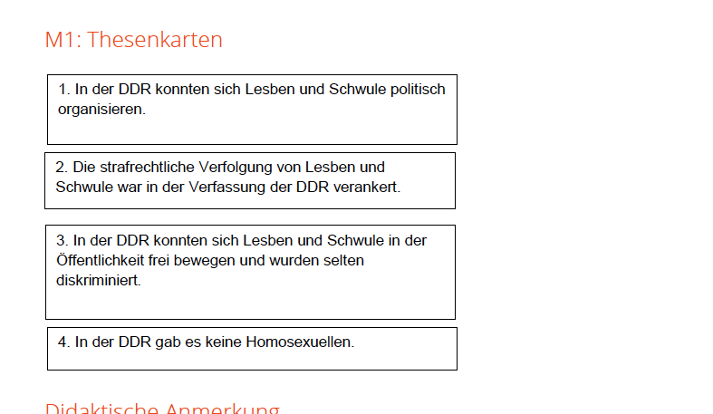 Homosexualität in der DDR