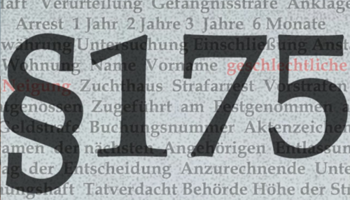 Der Paragraf 175 in der DDR und BRD